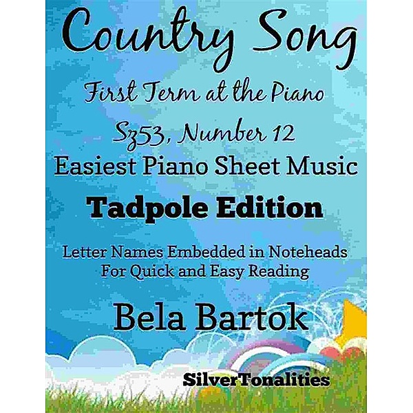 Country Song First Term at the Piano Sz53 Number 12 Easiest Piano Sheet Music, SilverTonalities