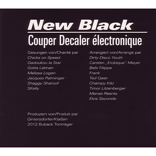 Couper Decaler electronique, New Black