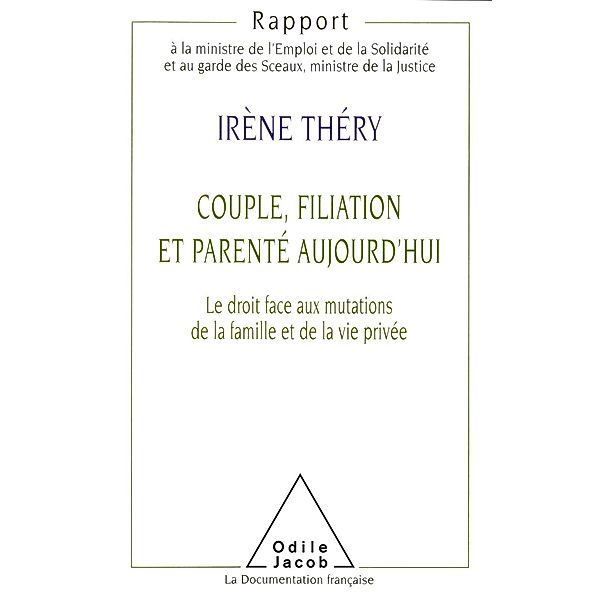 Couple, Filiation et Parente aujourd'hui, Thery Irene Thery