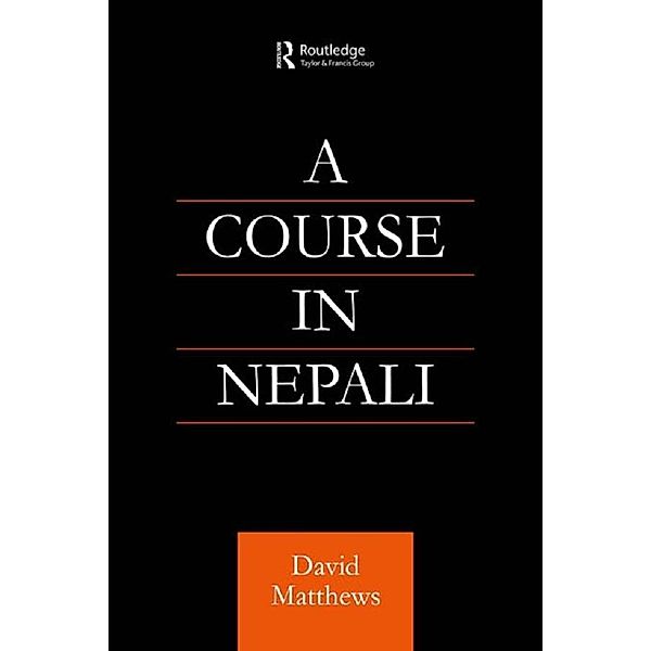 Course in Nepali, David Matthews