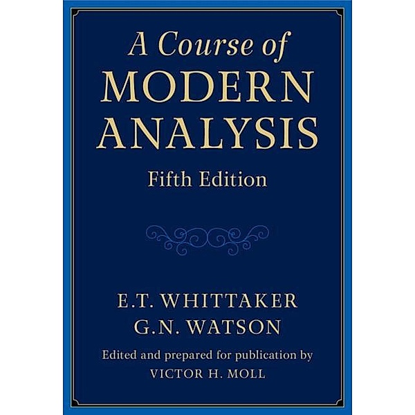 Course of Modern Analysis, E. T. Whittaker
