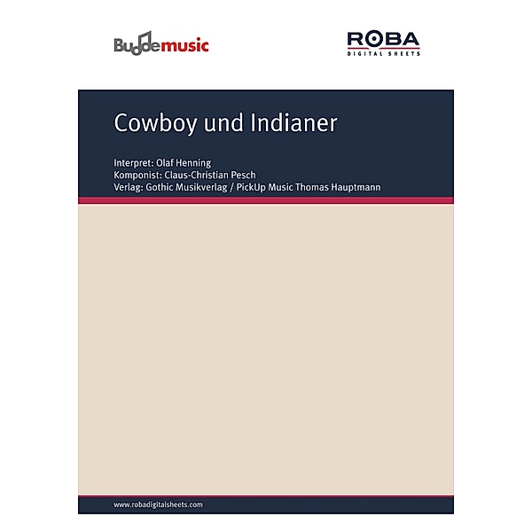 Cowboy und Indianer, Bernd Schöler, Claus-christian Pesch