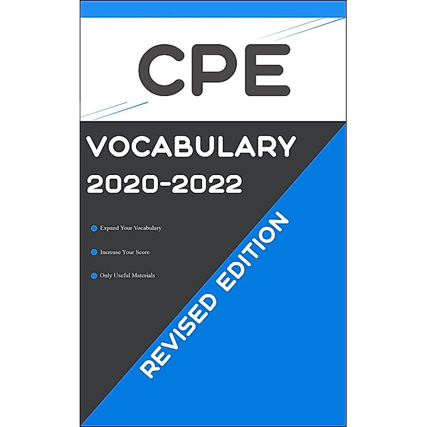 CPE Test Vocabulary 2020-2022 Revised Edition, CEP Publishing