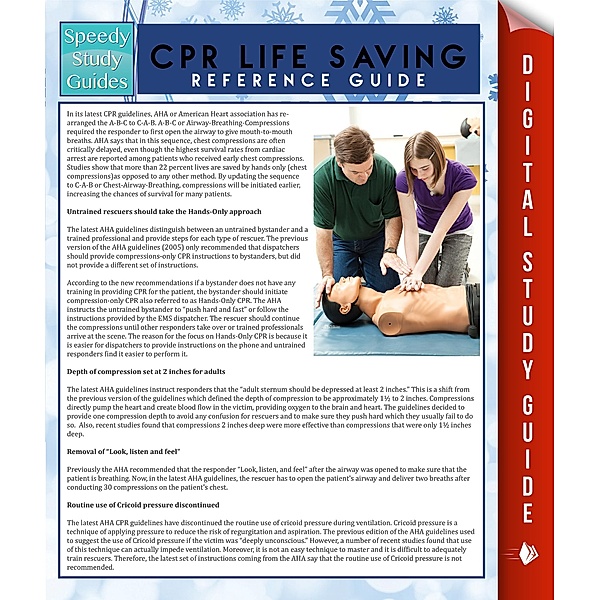 CPR Lifesaving Reference Guide (Speedy Study Guide) / Dot EDU, Speedy Publishing