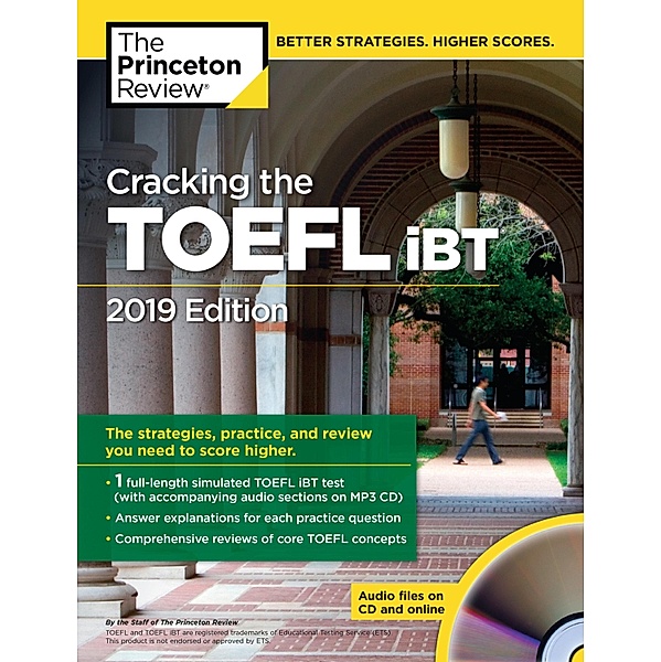 Cracking the TOEFL iBT 2019 Edition, w. Audio-CD, Princeton Review