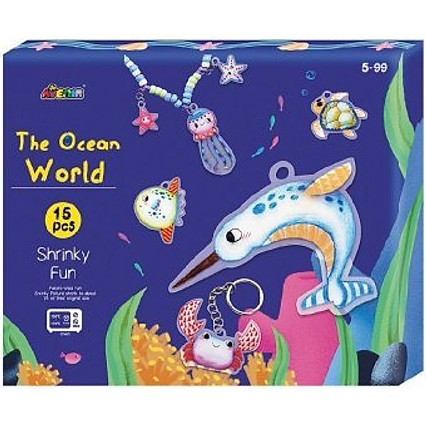 Craft Kit Shrinky Fun Ocean World