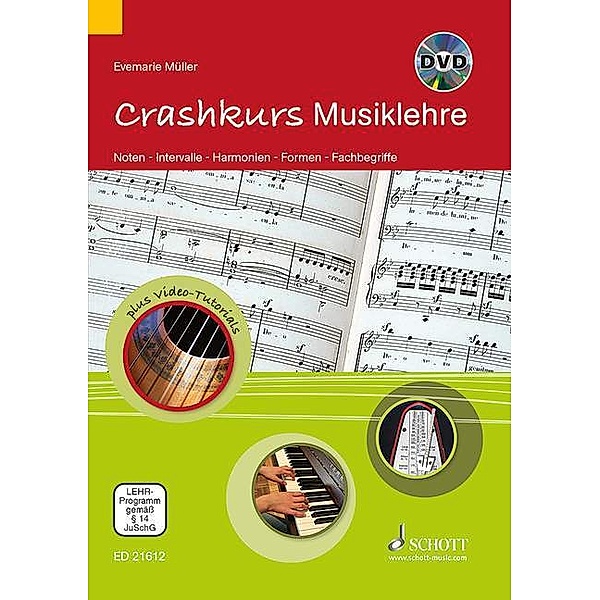 Crashkurse / Crashkurs Musiklehre, m . DVD, Evemarie Müller