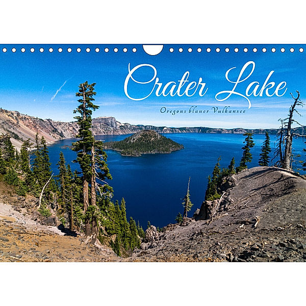 Crater Lake - Oregons blauer Vulkansee (Wandkalender 2023 DIN A4 quer), Reiner Pechmann