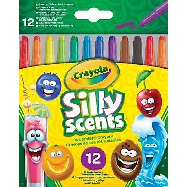 Crayola 12 Silly Scents Duftende Twistable Wachsmalstifte