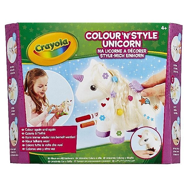 Goliath Toys, Crayola Crayola Colour 'N' Style Kreativ-Sets Style-mich Einhorn