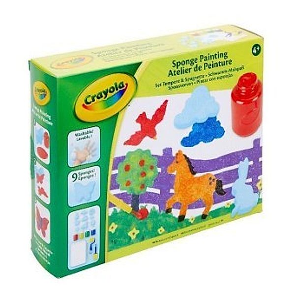 Crayola Kreativ-Sets Schwamm-Malspaß