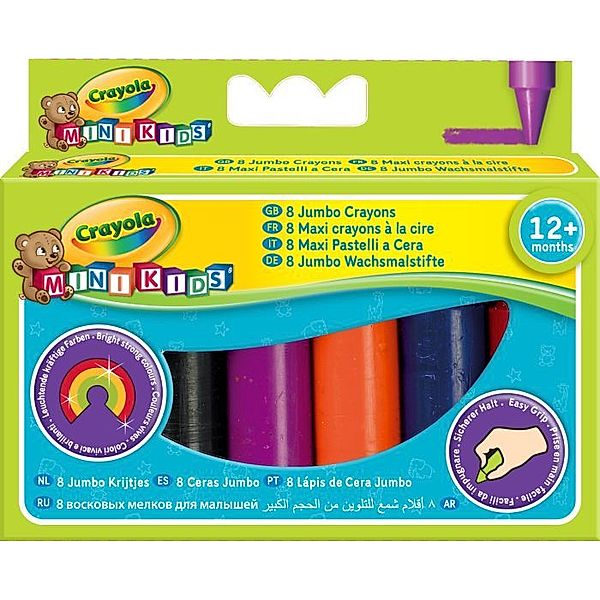 Crayola Mini Kids Wachsstifte Jumbo 8 Stück