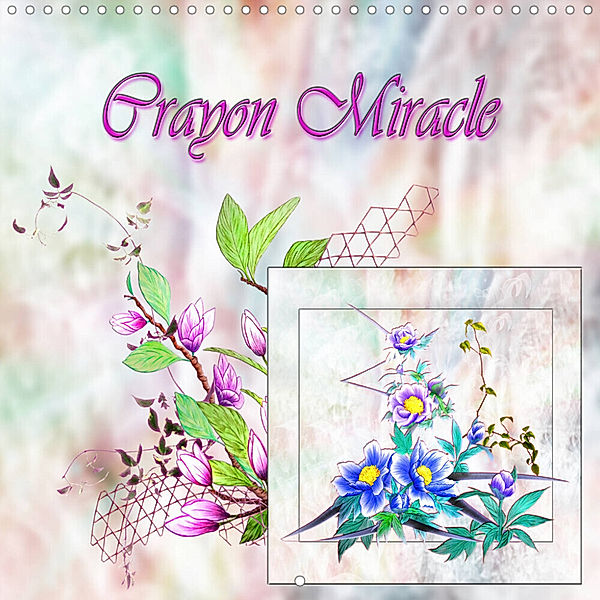 Crayon Miracle (Wall Calendar 2023 300 × 300 mm Square), Dusanka Djeric