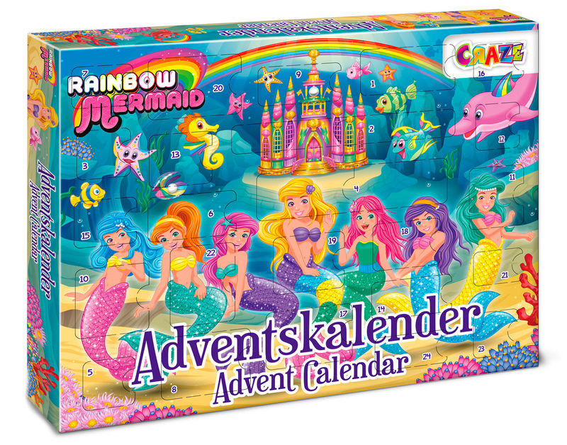 Craze Meerjungfrauen-Adventskalender Rainbow Mermaid 2021 - Kalender  bestellen
