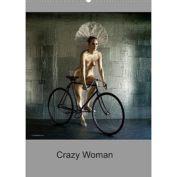 Crazy WomanCH-Version  (Wandkalender 2023 DIN A2 hoch), woodplane