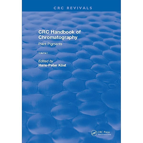 CRC Handbook of Chromatography, Hans-Peter Kost