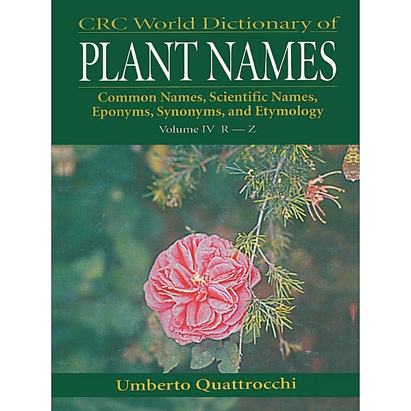 CRC World Dictionary of Plant Names, Umberto Quattrocchi