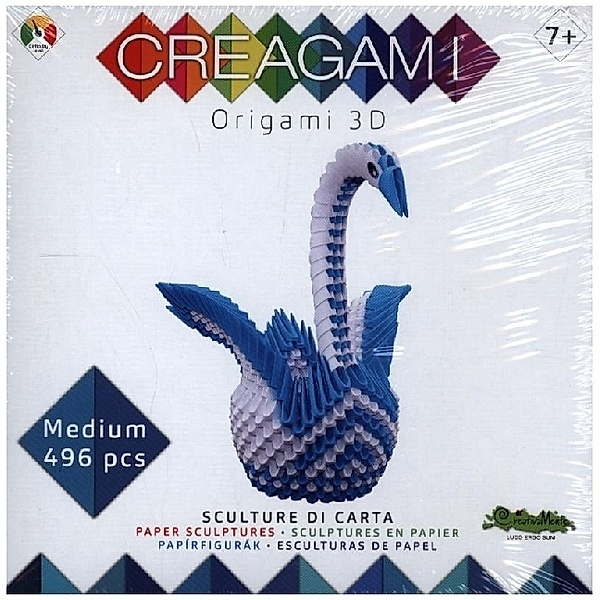Creagami - CREAGAMI - Origami 3D Schwan 496 Teile