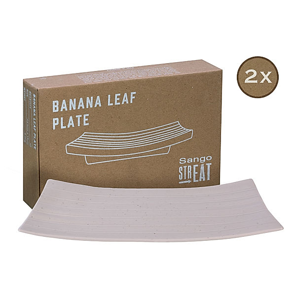 CreaTable Banana Leaf 2-tlg Streat Food creme