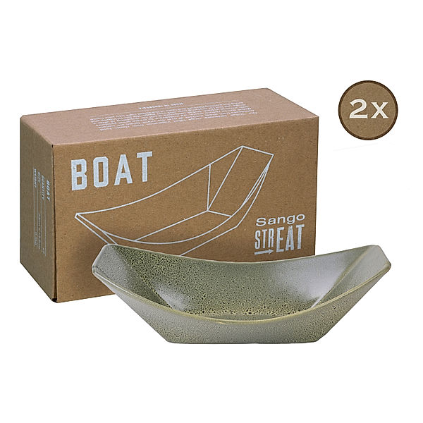 CreaTable Boat 2-tlg Streat Food grün