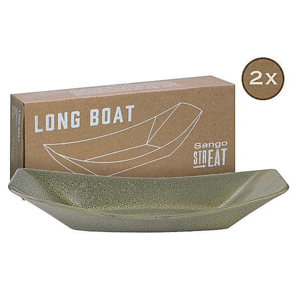 CreaTable Boat 2-tlg Streat Food grün