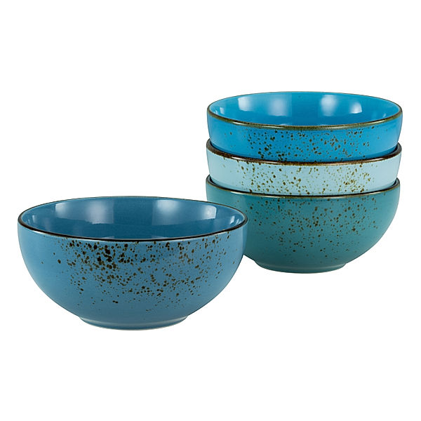 CreaTable Buddha Bowl 4-tlg Nature Collection blau