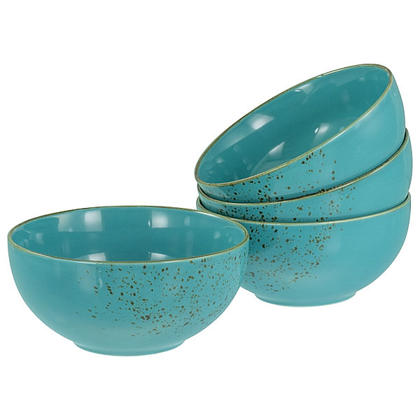 CreaTable Buddha Bowl 4-tlg Nature Collection blau
