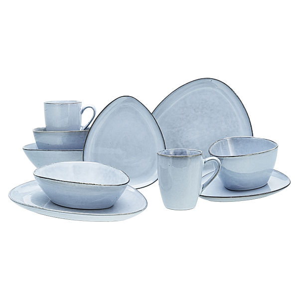 CreaTable Kombiservice 10-tlg Cloudy blau