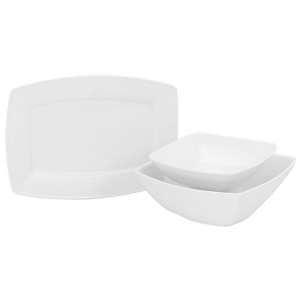 CreaTable CreaTable Servierset 3-tlg Victoria weiss