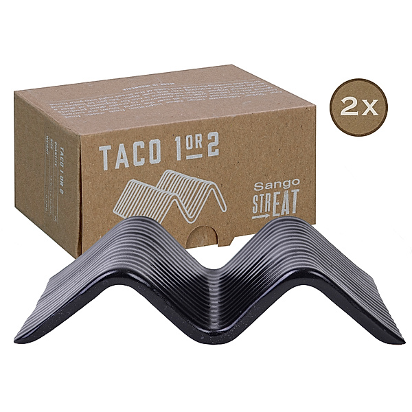 CreaTable Taco Stand 2-tlg Streat Food schwarz