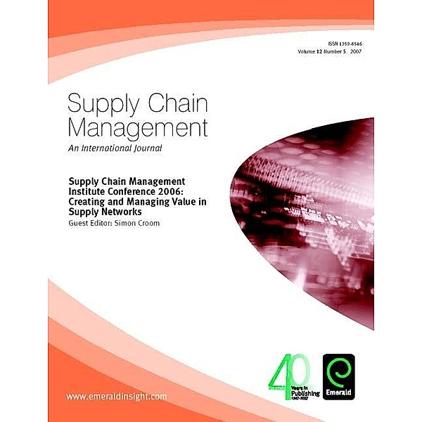 Creating and Managing Value in Supply Networks