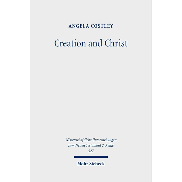 Creation and Christ, Angela Costley