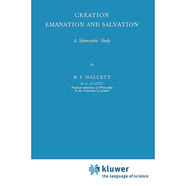Creation, Emanation and Salvation, H. F. Hallet