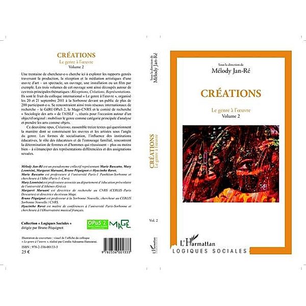 Creations 2  Le genre a l'oeuvre / Hors-collection, Melody Jean-Re