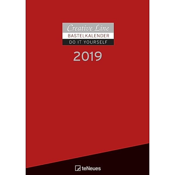 Creative Line Bastelkalender rot 2019