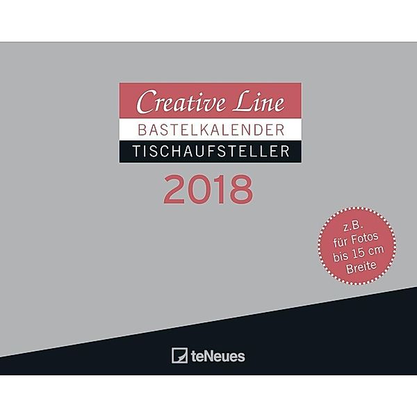 Creative Line Tischaufsteller quer 2018