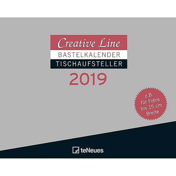 Creative Line Tischaufsteller quer 2019