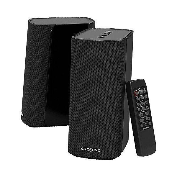 CREATIVE T100 2.0 Lautsprecher Bluetooth, schwarz