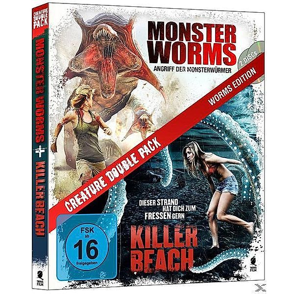 Creature Double Pack - WORMS Edition: Killer Beach & Monster Worms - 2 Disc Bluray