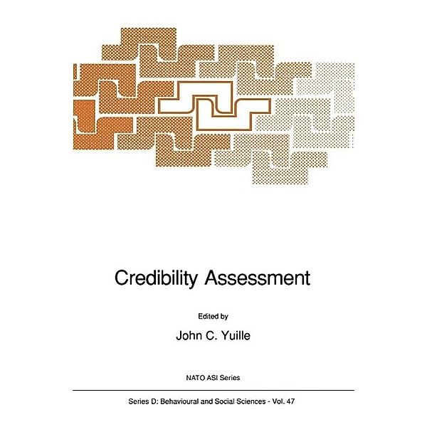 Credibility Assessment / NATO Science Series D: Bd.47