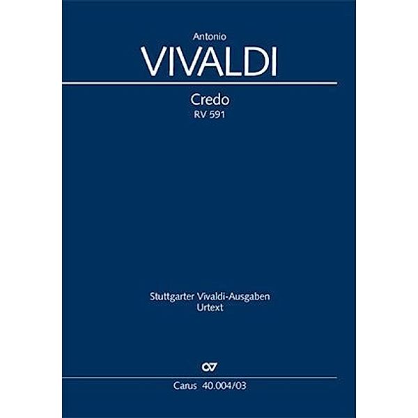 Credo (Klavierauszug), Antonio Vivaldi