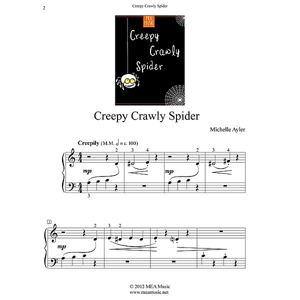 Creepy Crawly Spider, Michelle Ayler