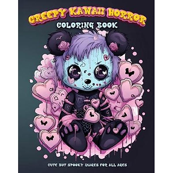 Creepy Kawaii Horror Coloring Book, Bright Kids