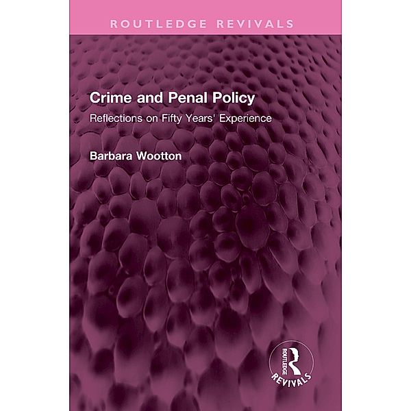 Crime and Penal Policy, Barbara Wootton