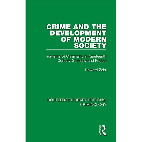 Crime and the Development of Modern Society, Howard Zehr