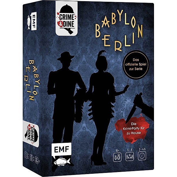 EDITION,MICHAEL FISCHER Crime & Dine - Das Krimi-Dinner-Set: Babylon Berlin - Das offizielle Spiel zur Serie!, Paperdice Solutions GmbH