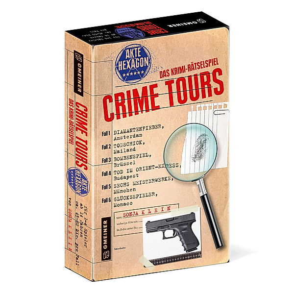 Gmeiner-Verlag Crime Tours - Akte Hexagon, Sonja Klein