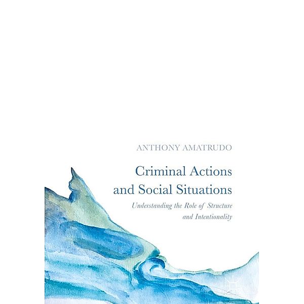 Criminal Actions and Social Situations, Anthony Amatrudo