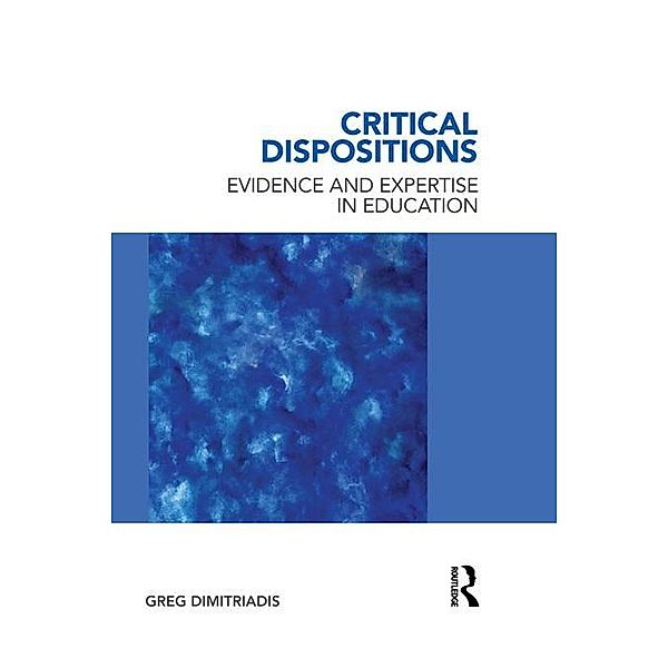 Critical Dispositions, Greg Dimitriadis