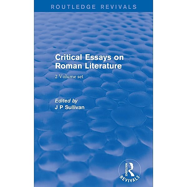 Critical Essays on Roman Literature